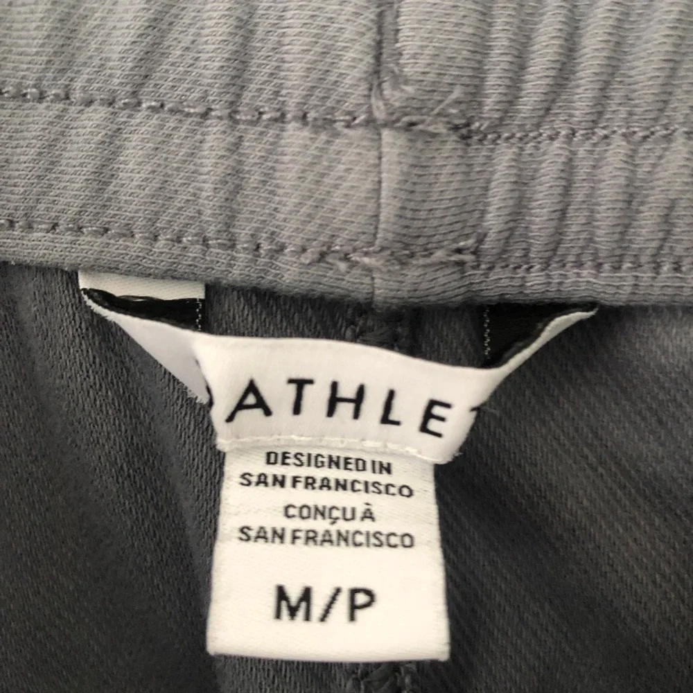 Athleta Women Farallon Straight Leg Pants Pull On Coastline Blue (Gray) Size M/P - Picture 6 of 9